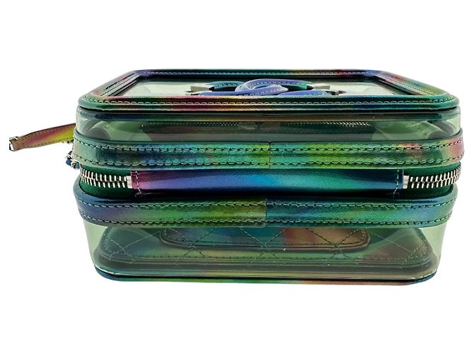 Borsa Vanity Case Chanel Piccola PVC Arcobaleno limitata Multicolore - vista 8
