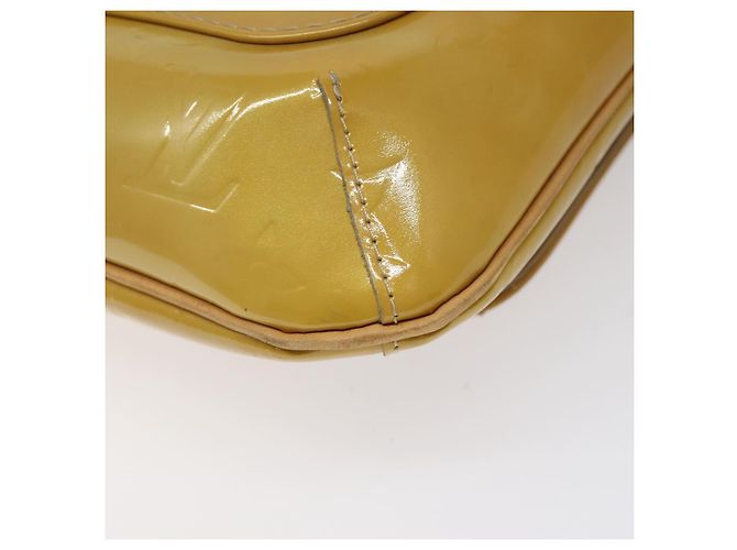 LOUIS VUITTON Sac Thompson Street Monogram Vernis Beige M91301 LV Auth ep7815 - vue 15