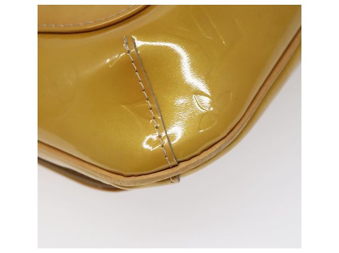LOUIS VUITTON Sac Thompson Street Monogram Vernis Beige M91301 LV Auth ep7815 - vue 16
