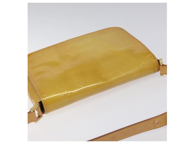 LOUIS VUITTON Sac Thompson Street Monogram Vernis Beige M91301 LV Auth ep7815 - vue 6