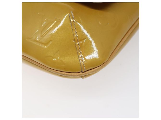LOUIS VUITTON Sac Thompson Street Monogram Vernis Beige M91301 LV Auth ep7815 - vue 9