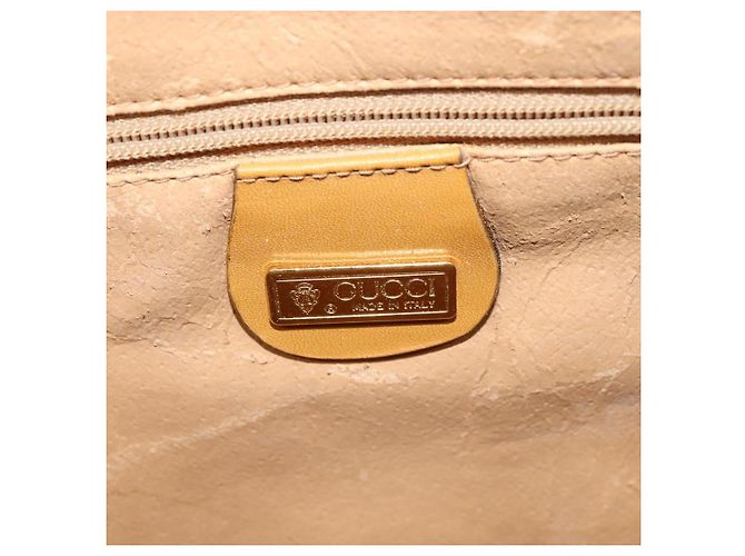 Gucci Borsa a Spalla Micro GG Supreme PVC Beige Oro 004 89 0262 Auth ep7836 D'oro - vista 18