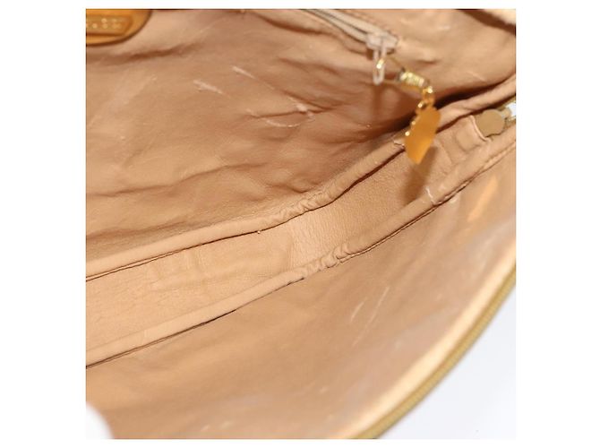 Gucci Borsa a Spalla Micro GG Supreme PVC Beige Oro 004 89 0262 Auth ep7836 D'oro - vista 19