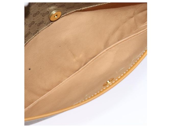 Gucci Borsa a Spalla Micro GG Supreme PVC Beige Oro 004 89 0262 Auth ep7836 D'oro - vista 21