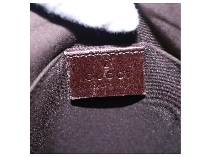 Borsa a Spalla in Tela GG GUCCI Beige Marrone oro 147671 Auth nb252 D'oro - vista 18