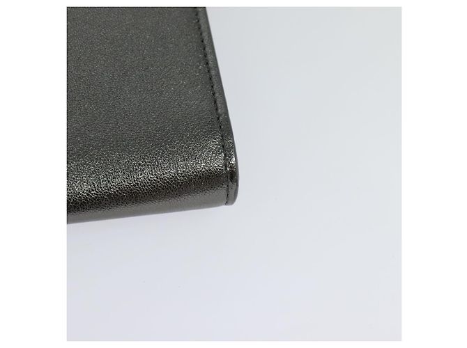 Borsa a spalla in pelle Jimmy Choo Chain Silver Auth sw147 Argento - vista 16