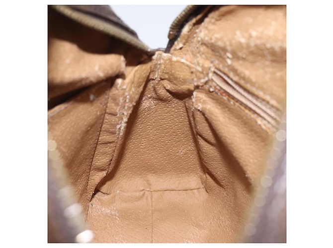Céline Sac à main en toile Macadam CELINE en cuir PVC marron Auth EC224 - vue 20