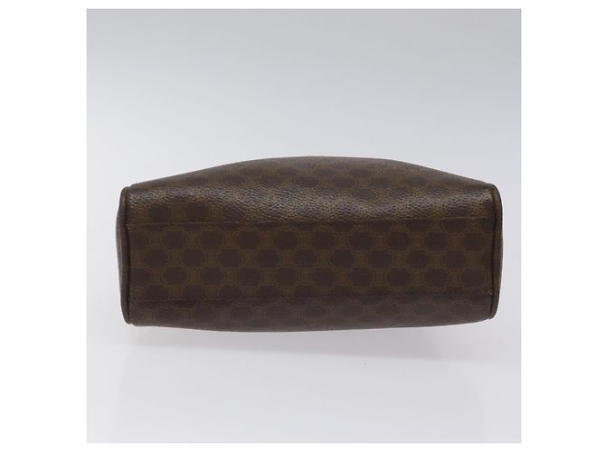 Céline Sac à main en toile Macadam CELINE en cuir PVC marron Auth EC224 - vue 5