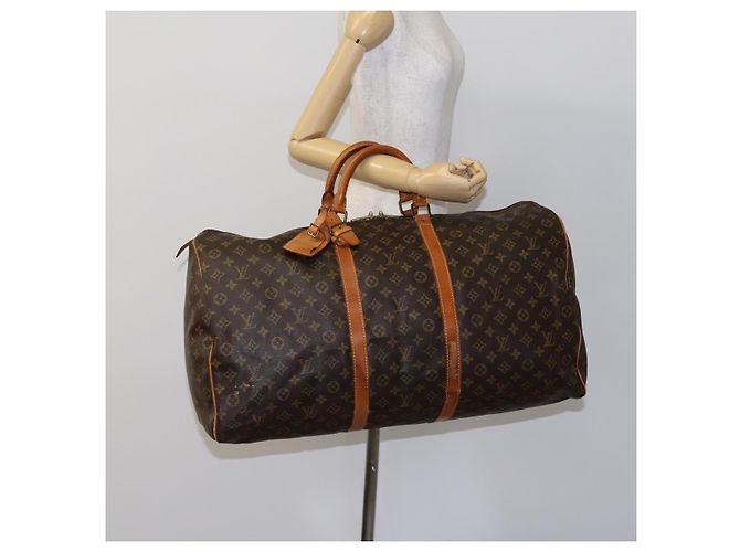 LOUIS VUITTON Monogram Keepall 60 Borsa Boston M41422 LV Auth EC404 Monogramma - vista 22