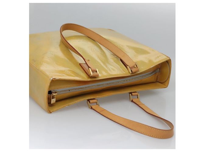 LOUIS VUITTON Bolsa Tote Columbus Monogram Vernis Gris M91028 LV Auth bs22929 - vista 7