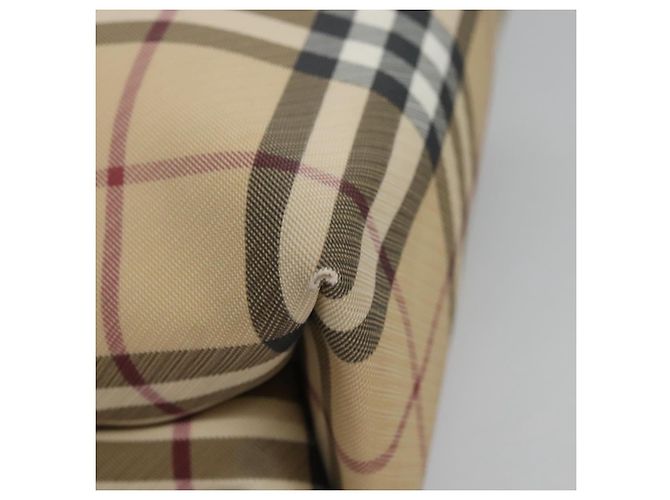 BURBERRY Nova Check Handtasche aus PVC Beige Silber Authentisch bs23486 - Ansicht 9