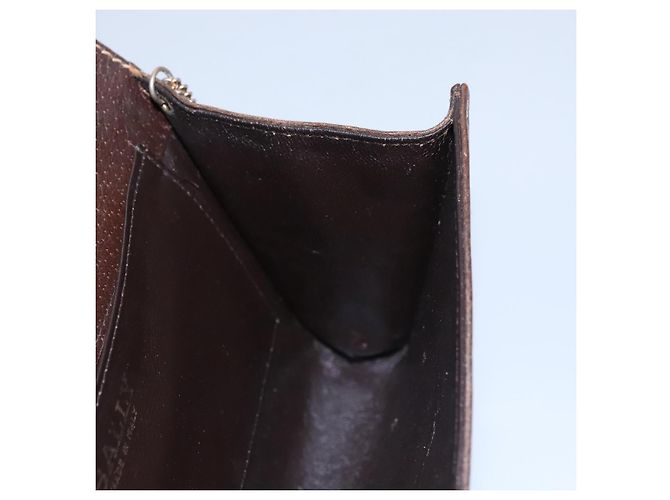Borsa a spalla BALLY in pelle marrone dorato Auth bs22953 D'oro - vista 20