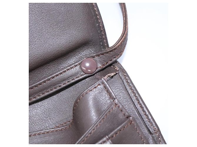 LOEWE Anagram Borsa a Spalla in Pelle Suede Beige Marrone Oro Auth bs23167 D'oro - vista 10