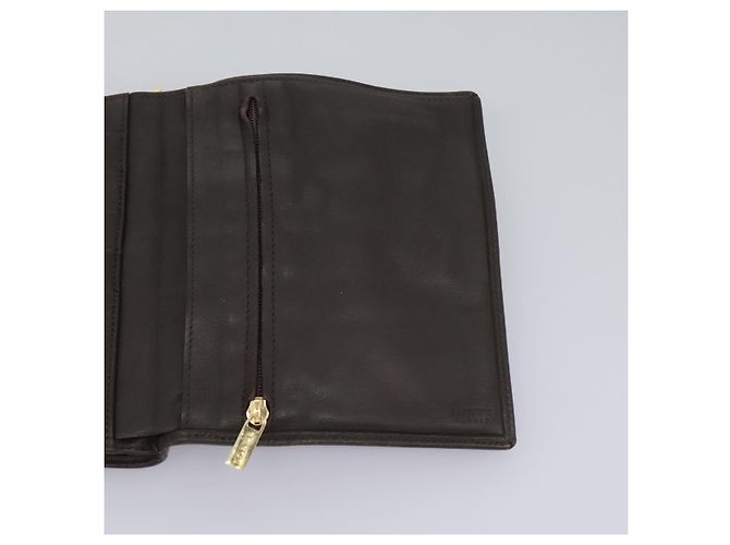 LOEWE Anagram Borsa a Spalla in Pelle Suede Beige Marrone Oro Auth bs23167 D'oro - vista 20