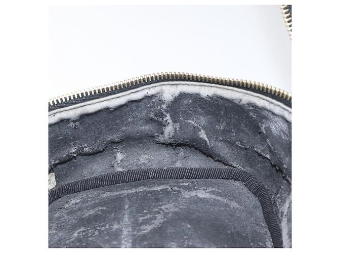 CHANEL Bicolore Vanity Hand Bag Caviar Skin Black CC Auth yb789 - view 21