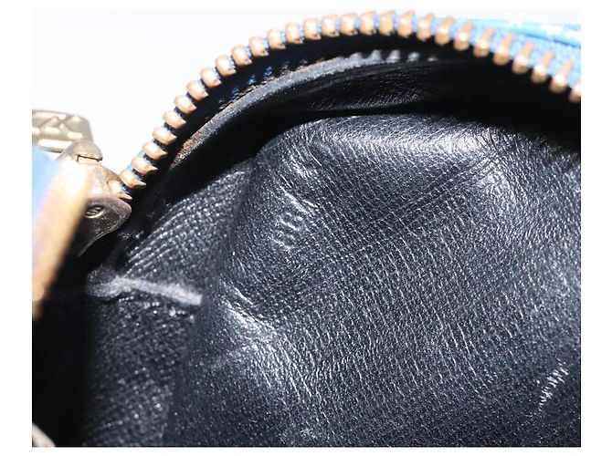 LOUIS VUITTON Borsa a Spalla Epi June Feuille Blu M52155 LV Auth EC084 - vista 12