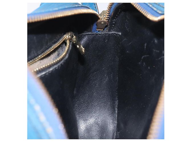 LOUIS VUITTON Borsa a Spalla Epi June Feuille Blu M52155 LV Auth EC084 - vista 20