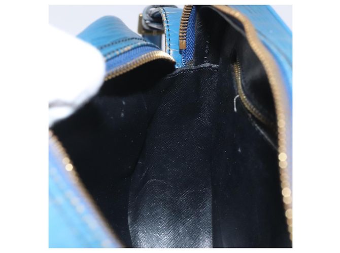 LOUIS VUITTON Borsa a Spalla Epi June Feuille Blu M52155 LV Auth EC084 - vista 21
