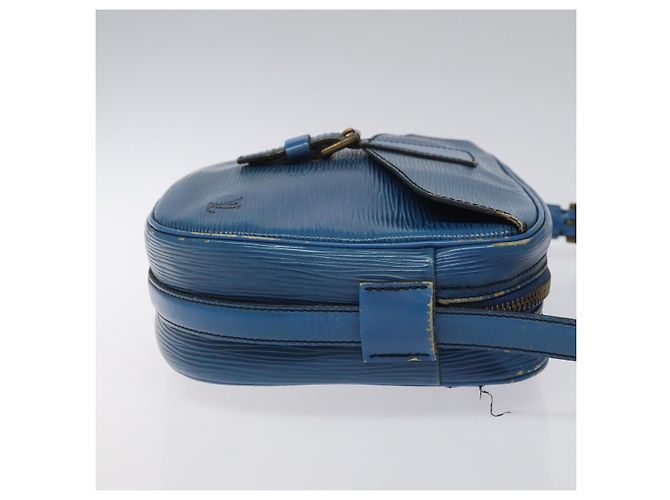 LOUIS VUITTON Borsa a Spalla Epi June Feuille Blu M52155 LV Auth EC084 - vista 3