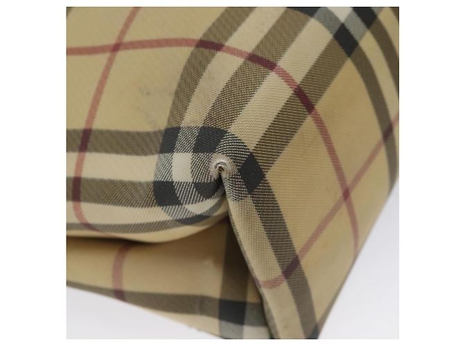BURBERRY Nova Check Handtasche aus PVC Beige Auth EC273 - Ansicht 14