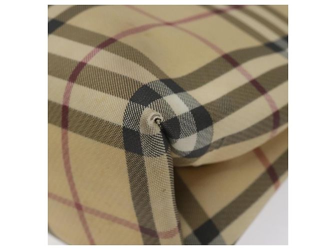 BURBERRY Nova Check Handtasche aus PVC Beige Auth EC273 - Ansicht 15