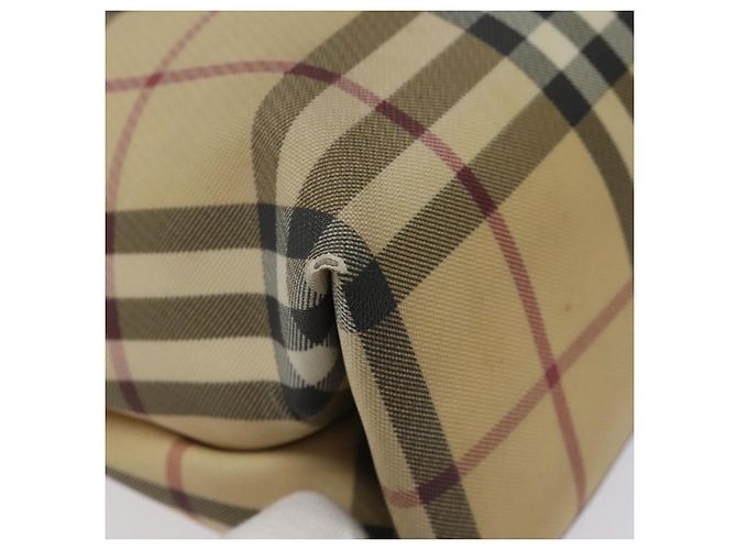 BURBERRY Nova Check Handtasche aus PVC Beige Auth EC273 - Ansicht 16