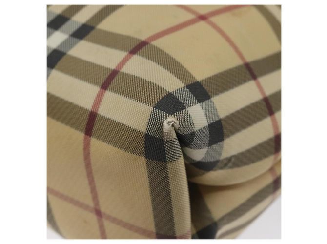 BURBERRY Nova Check Handtasche aus PVC Beige Auth EC273 - Ansicht 9