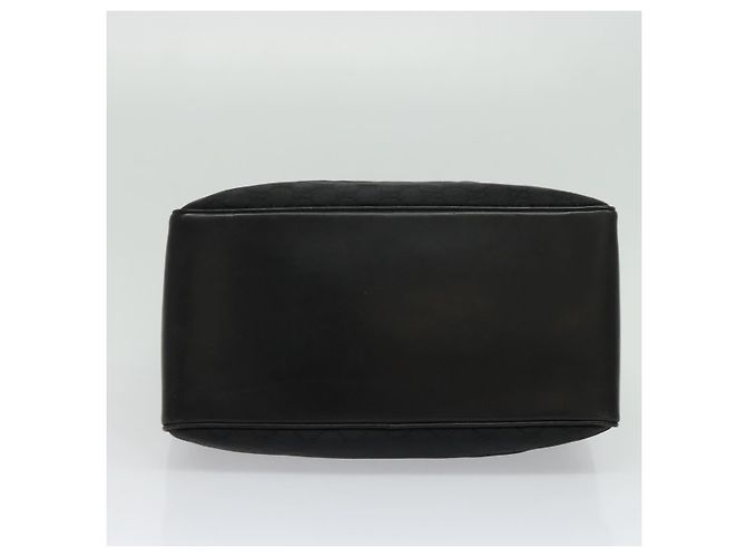 Bolsa tote em canvas GG Gucci preta 109141 Auth nb078 Preto - vista 5
