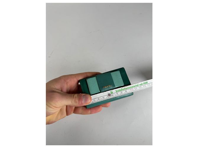 Vintage Miu Miu Leather Key Holder Green - view 10