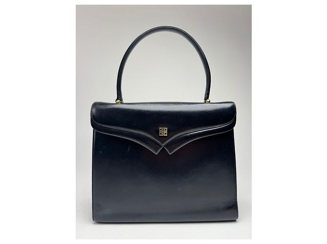 Vintage Givenchy 4G Leder Tasche schwarz - Ansicht 14