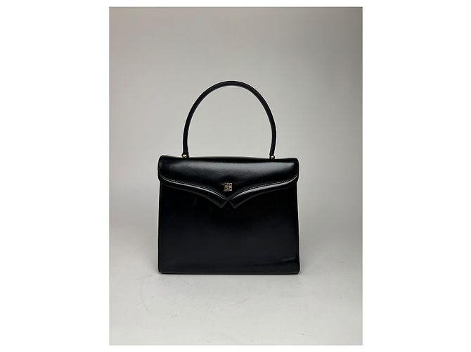 Vintage Givenchy 4G Leder Tasche schwarz - Ansicht 8