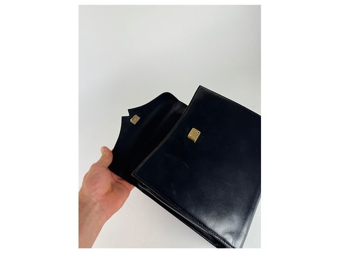 Vintage Givenchy 4G Leder Tasche schwarz - Ansicht 9