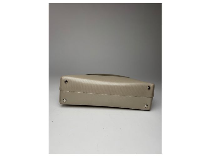Vintage Givenchy 4G Lackledertasche grau - Ansicht 10