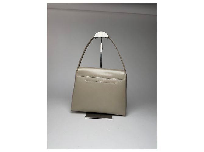 Vintage Givenchy 4G Lackledertasche grau - Ansicht 2