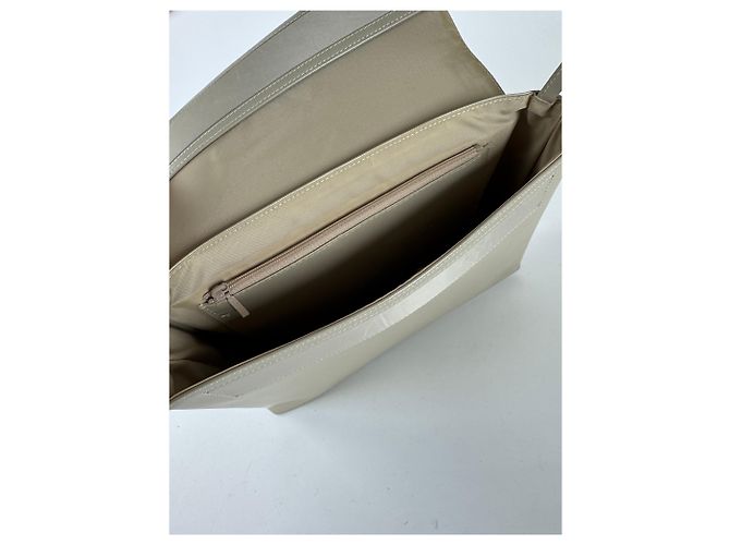 Vintage Givenchy 4G Lackledertasche grau - Ansicht 3