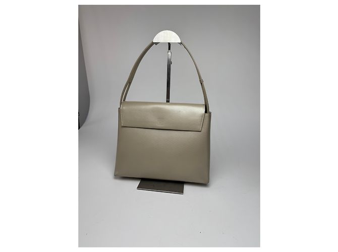 Vintage Givenchy 4G Lackledertasche grau - Ansicht 7