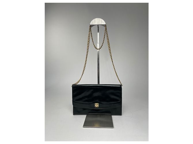 Vintage Givenchy 4G Leder Tasche schwarz - Ansicht 2