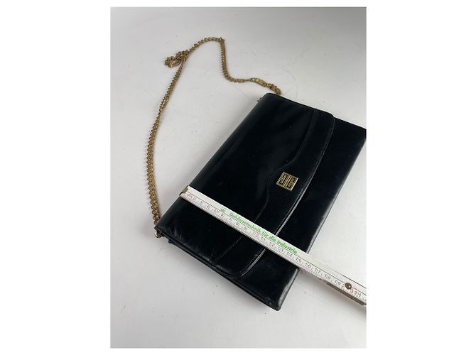 Vintage Givenchy 4G Leder Tasche schwarz - Ansicht 7