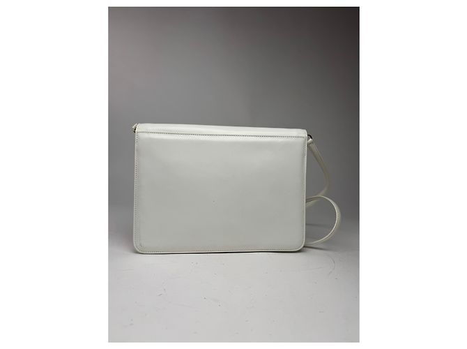 Vintage Givenchy 4G Tasche aus Leder Weiß - Ansicht 3