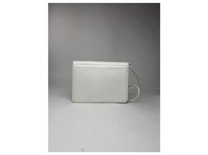 Vintage Givenchy 4G Tasche aus Leder Weiß - Ansicht 7