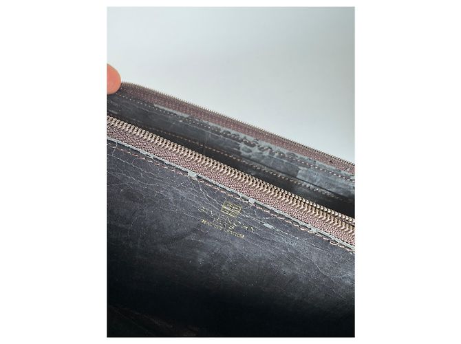 Vintage Givenchy Leather Wallet Brown - view 10