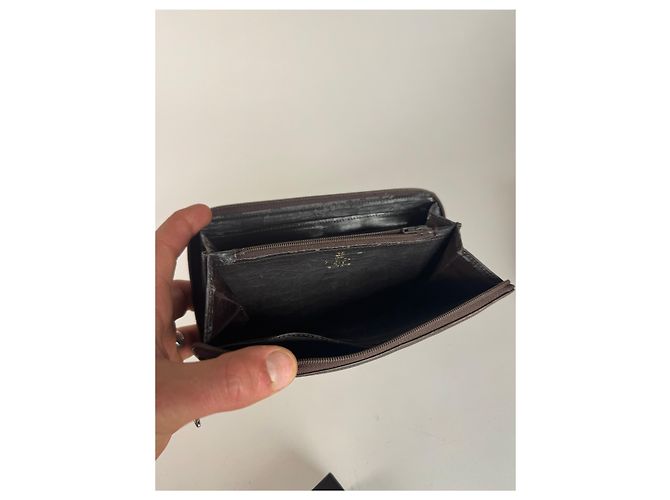 Vintage Givenchy Leather Wallet Brown - view 3
