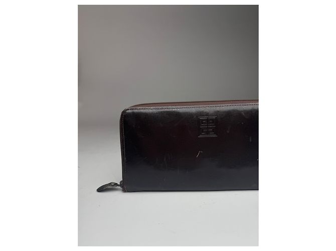 Vintage Givenchy Leather Wallet Brown - view 5