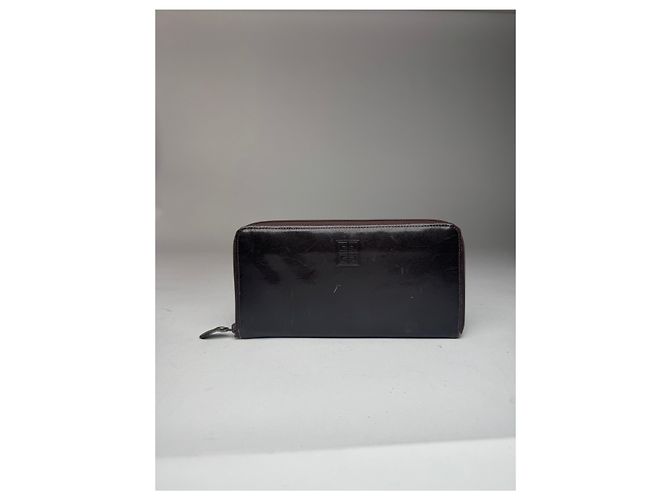 Vintage Givenchy Leather Wallet Brown - view 6