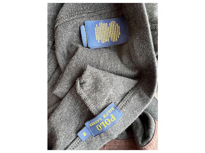 Leggings Polo Ralph Lauren gris oscuro algodón Gris antracita - vista 4