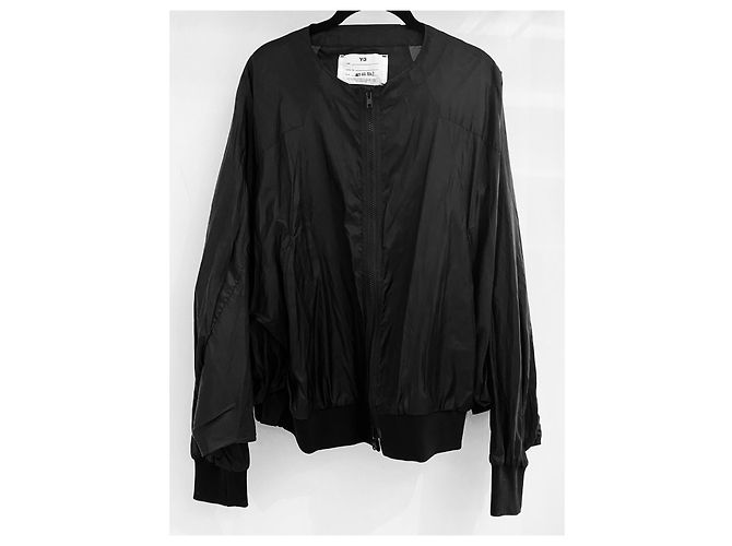 Y3 Y-3 Windjacke Schwarz Polyamid - Ansicht 2