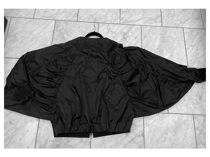 Y3 Y-3 Windjacke Schwarz Polyamid - Ansicht 4