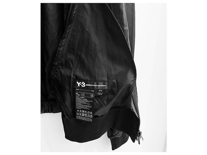 Y3 Y-3 Windjacke Schwarz Polyamid - Ansicht 7