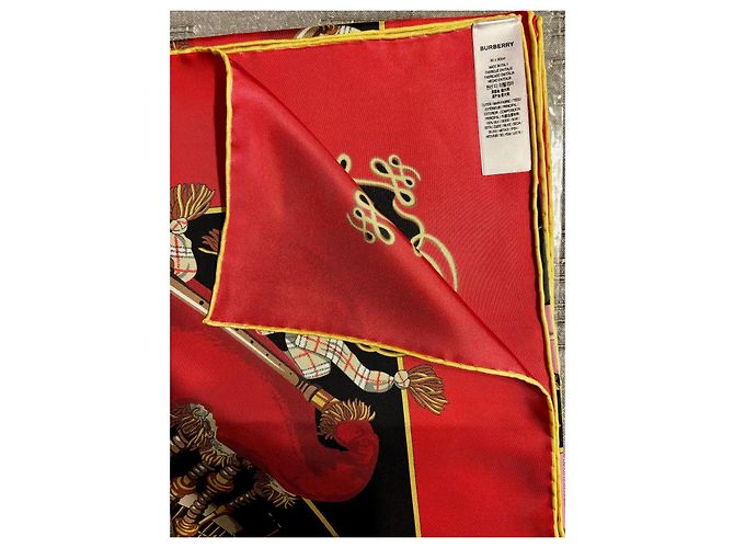 Sciarpa Burberry in seta multicolore 90x90cm - vista 3