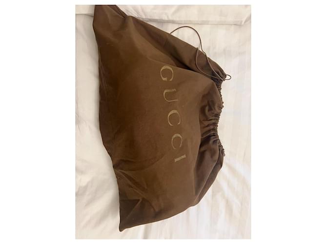 Borsa Galaxy Grande in Python Blu e Pelle Nera Gucci Nero Blu scuro - vista 8